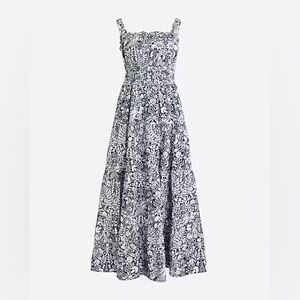 J.Crew Sevilla tiered dress in mermaid floral